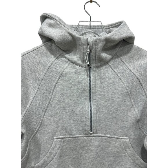 Lululemon Size XS/S Oversized 1/2 Zip Hoodie Sweatshirt Heathered Core Ultra Lig - Picture 2 of 5